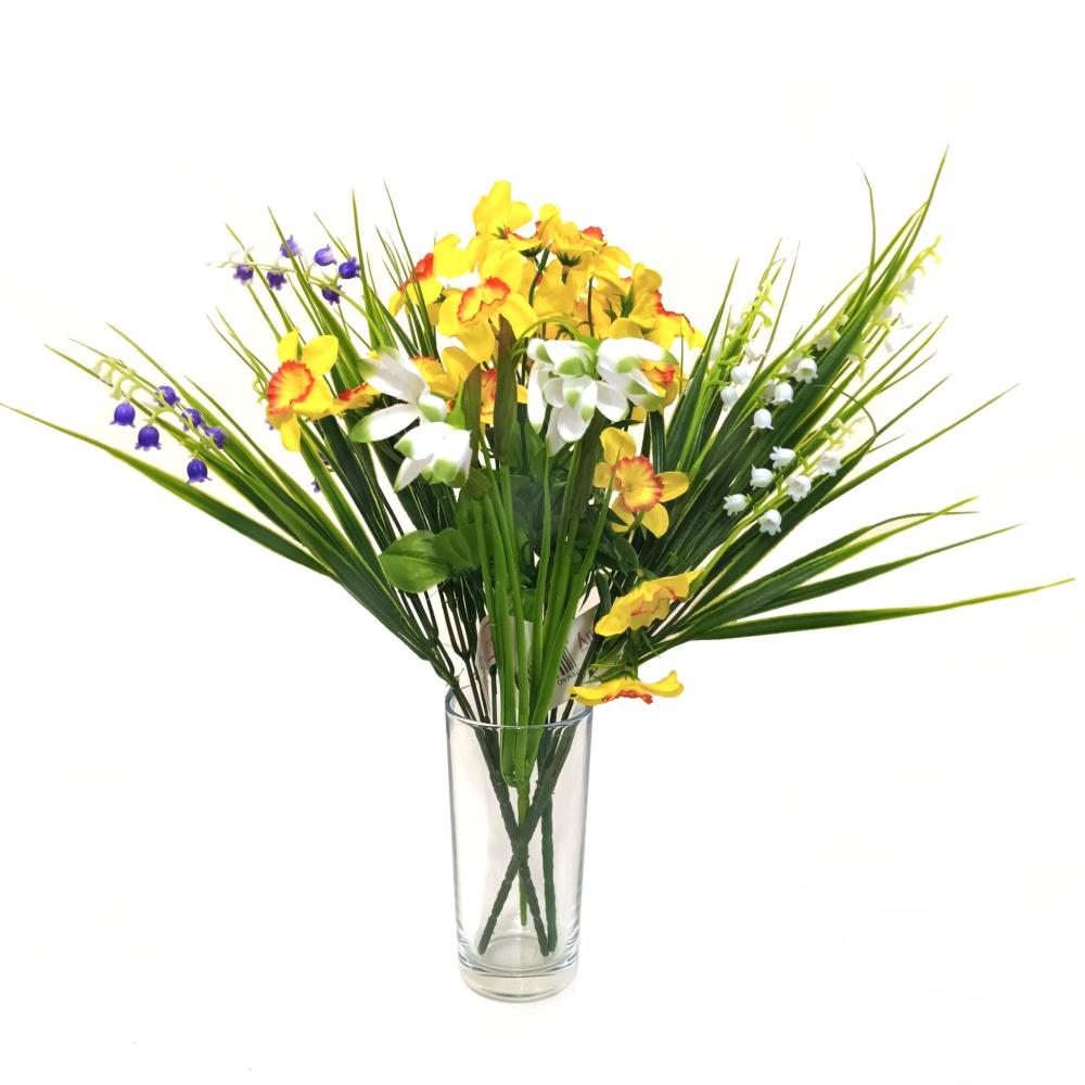 Arrangements | Artificial Springtime Flower Bundle – Daffodil, Bluebells Snowdrop Arrangements Arrangements