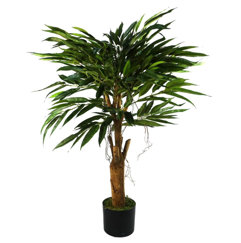 Ficus Trees | 100cm Longifolia Ficus Tree Artificial Natural Trunk Artificial Trees Ficus Trees