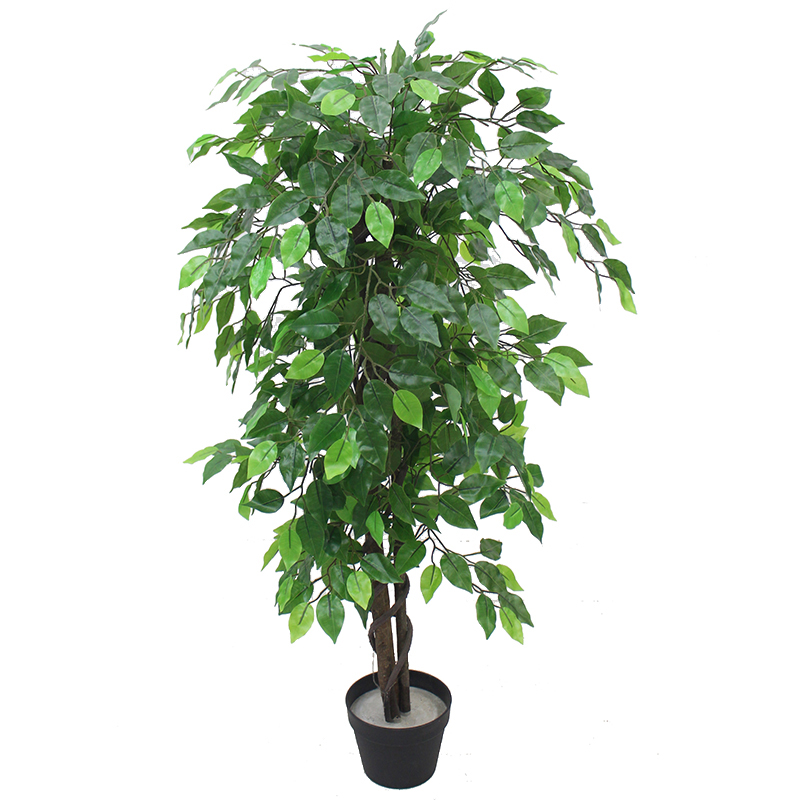 Ficus Trees | 120cm Artificial Ficus Tree and Plant Large Bushy Shape Artificial Trees Ficus Trees