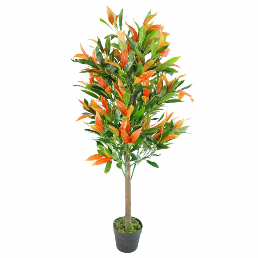 Ficus Trees | 130cm Artificial Red & Green Ficus Tree Artificial Trees Ficus Trees