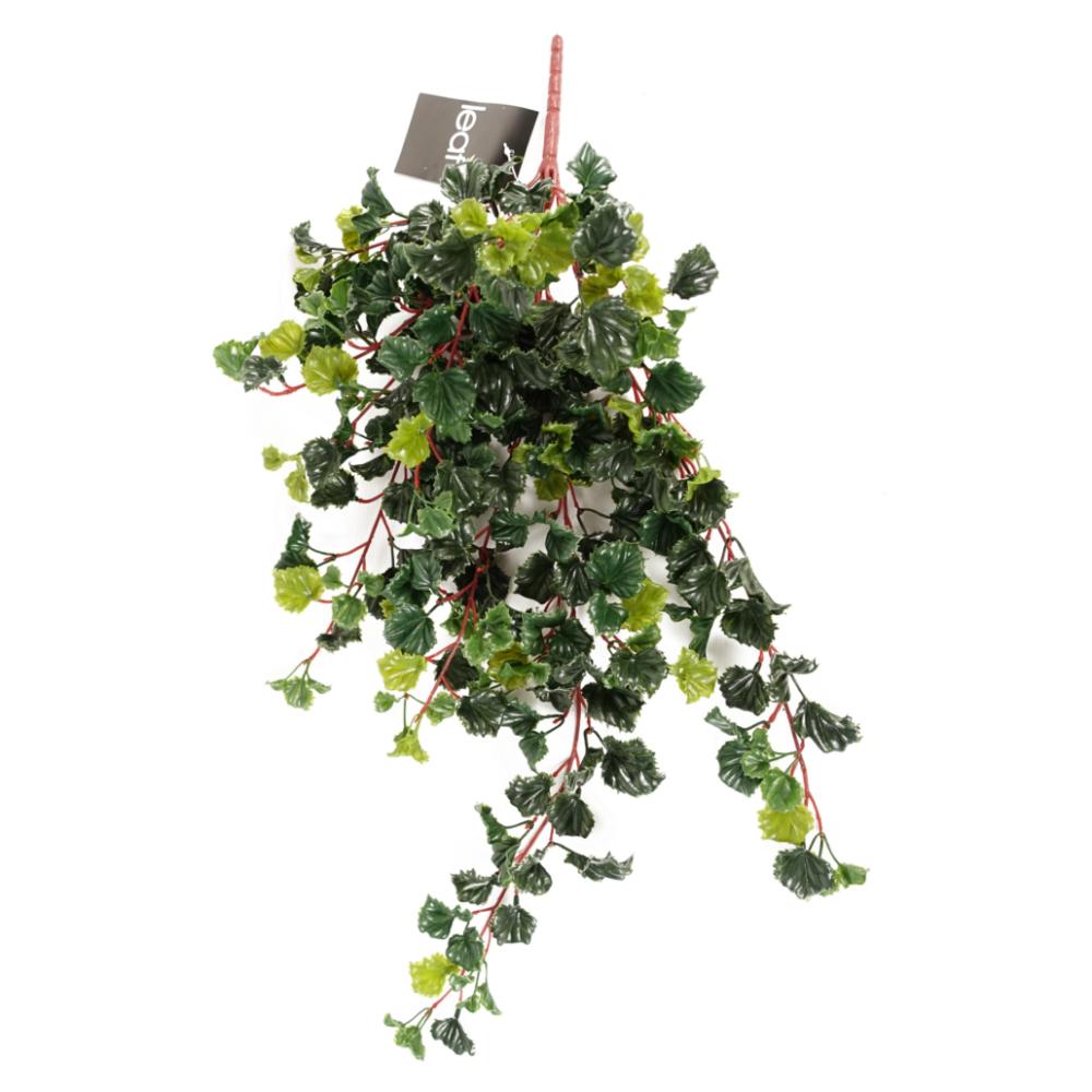 Foliage Plants | 70cm UV Resistant Artificial Geranium Bush Artificial Plants Foliage Plants