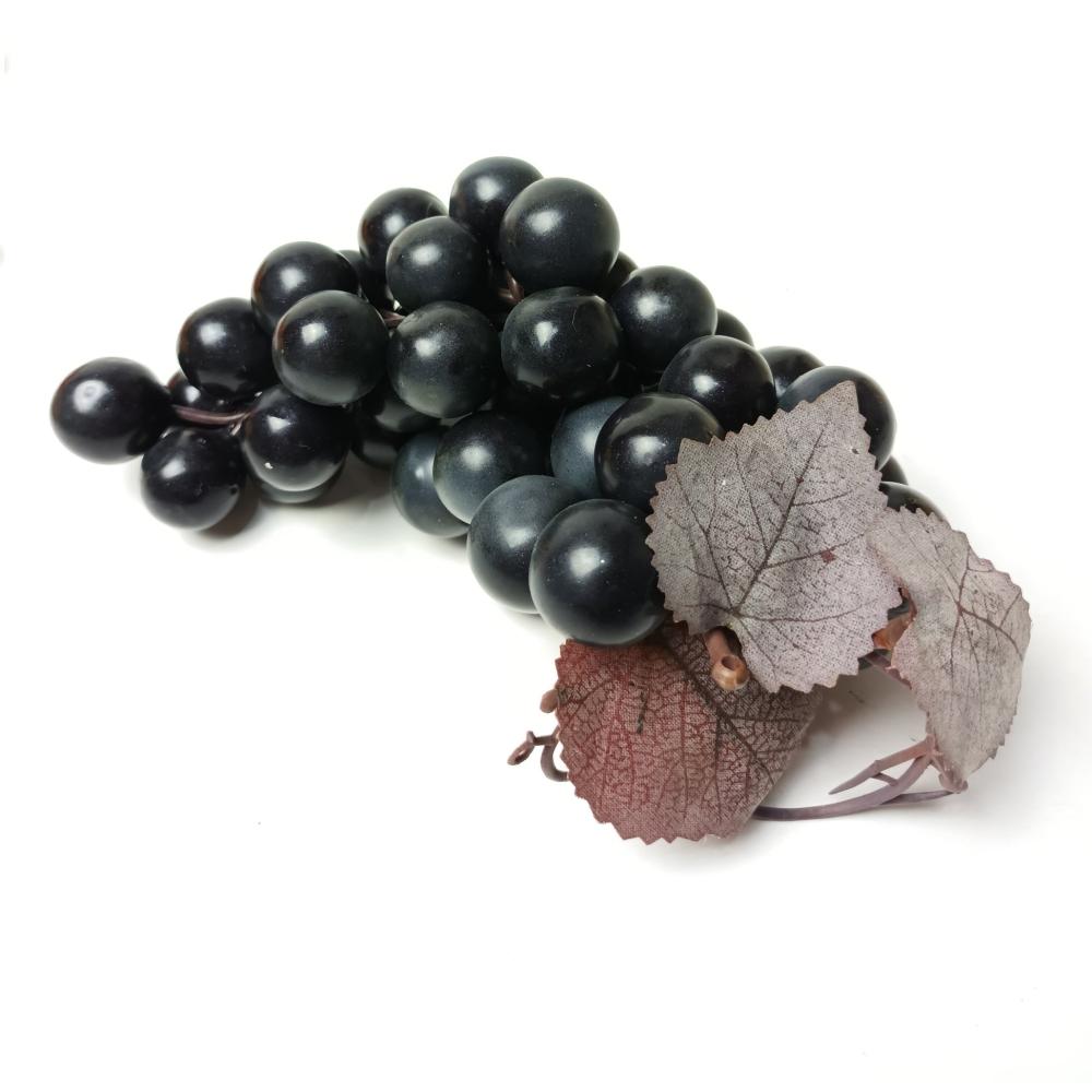 Fruit and Veg | Artificial Bunch of Black Grapes Artificial Plants Fruit & Veg