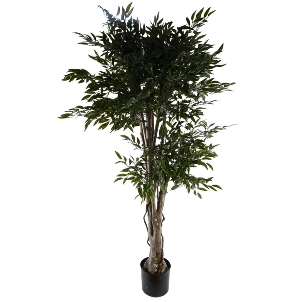 Japanese Trees | 140cm UV Resistant Ruscus Tree- 2716 leaves Artificial Trees Japanese Trees