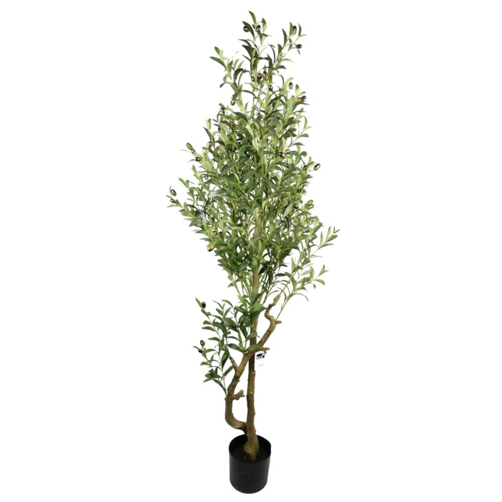 Olive Trees | 160cm Artificial Olive Tree 1296 Leaves 72 Olives Artificial Trees Olive Trees