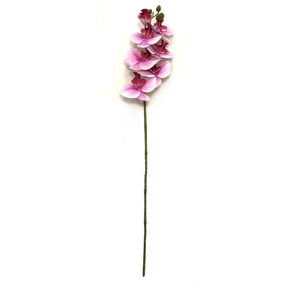 Orchids | Artificial Fuchsia Pink Phalaenopsis Orchid Flower Stem 75cm Flowering Plants & Trees Orchids