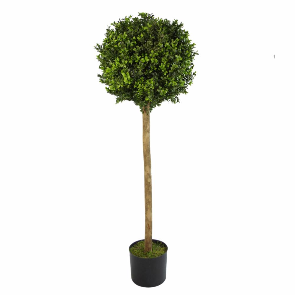 Outdoor UV Stable | 120cm (4ft) Artificial Boxwood Buxus Ball Topiary Tree Artificial Trees Outdoor UV Stable