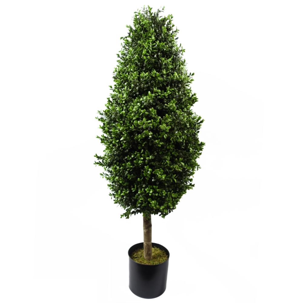 Outdoor UV Stable | 120cm Buxus Ball Cone Artificial Tree UV Resistant Outdoor Artificial Trees Outdoor UV Stable