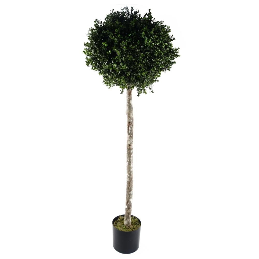 Outdoor UV Stable | 140cm Buxus Ball Artificial Tree UV Resistant Outdoor Topiary Artificial Trees Outdoor UV Stable