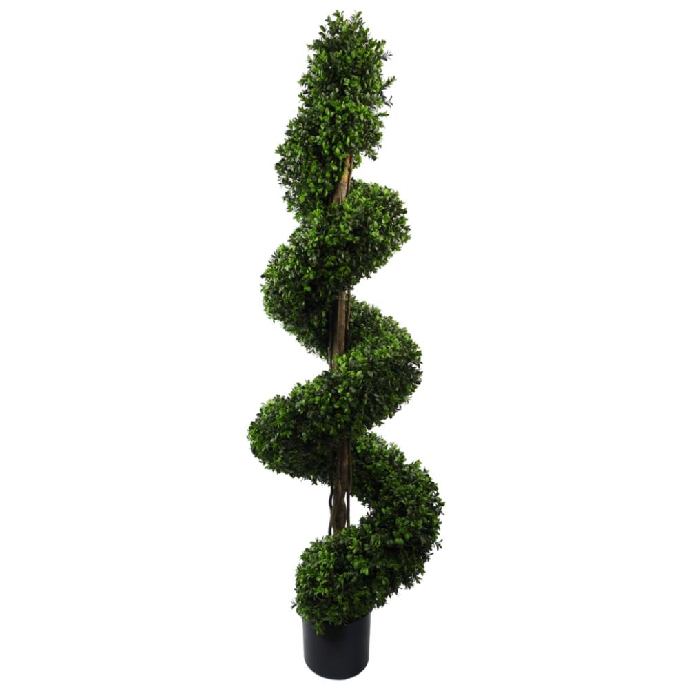 Outdoor UV Stable | 150cm Sprial Buxus Artificial Tree UV Resistant Outdoor Artificial Trees Outdoor UV Stable