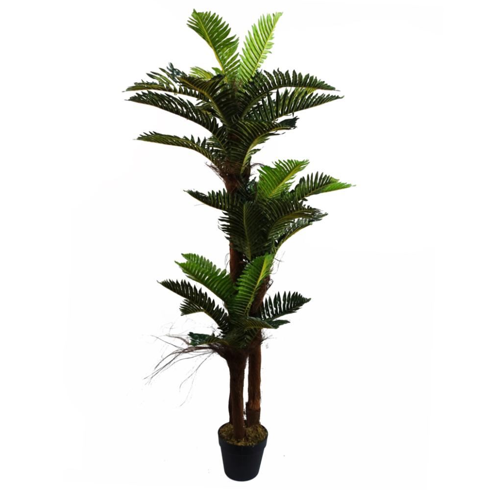 Palm Plants Trees | 150cm Artificial Large Palm Tree with Natural Trunk Artificial Trees Palm Plants Trees