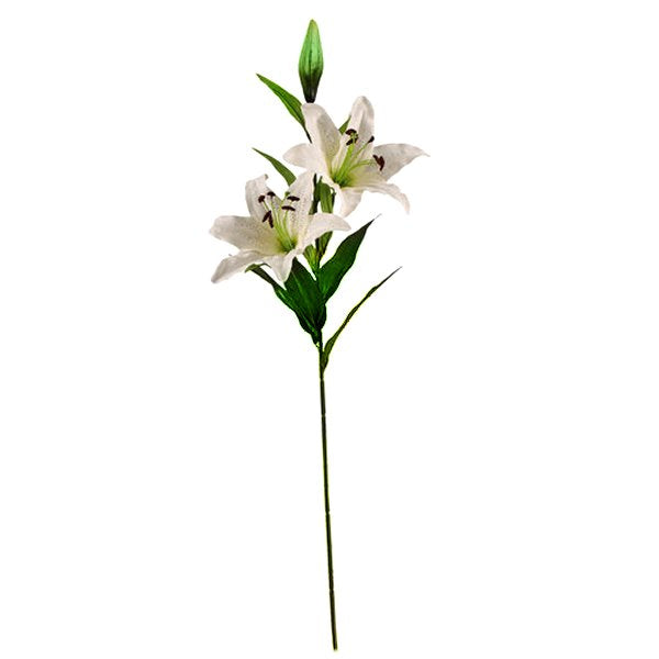 Summer Flowers | Artificial Tiger Lily 80cm Stem – Cream Flowering Plants & Trees Summer Flowers