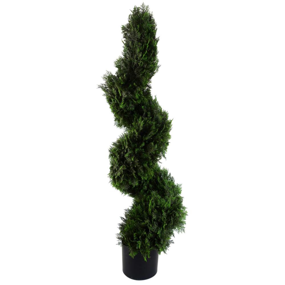 Topiary Trees | 120cm Sprial Cedar Tree Artificial Topiary Artificial Trees Topiary Trees