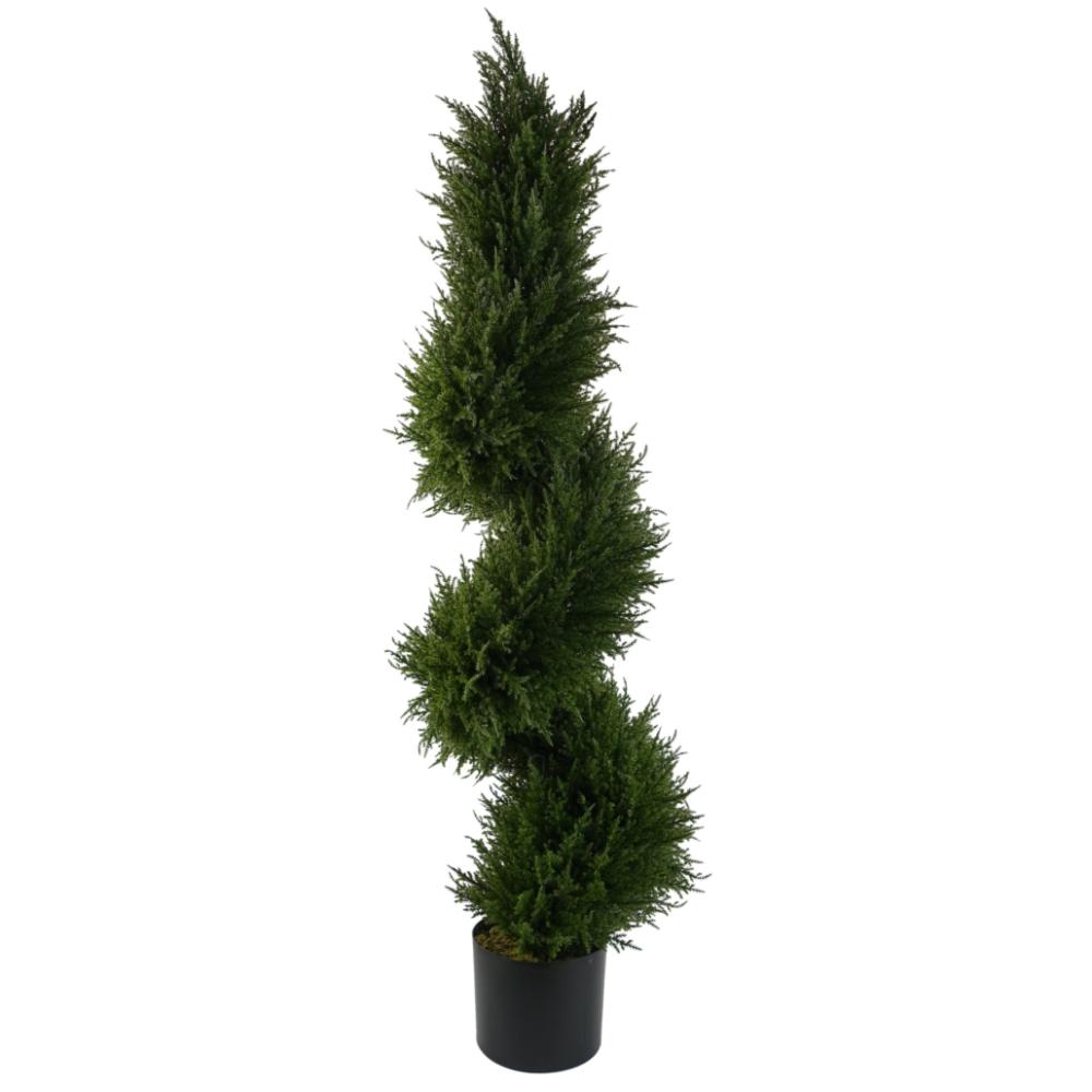 Topiary Trees | 120cm Sprial Cypress Tree Artificial Topiary Artificial Trees Topiary Trees