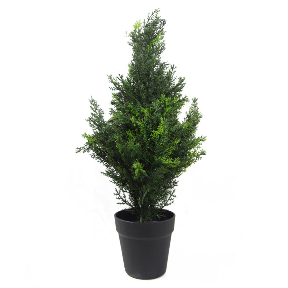 Topiary Trees | 60cm Artificial Cedar Cypress Topiary UV Resistant Artificial Trees Topiary Trees