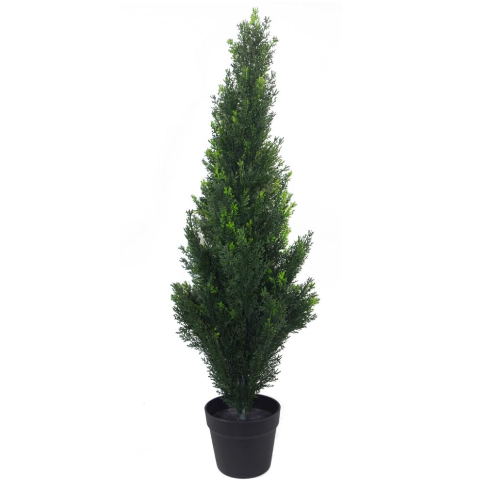 Topiary Trees | 90cm Artificial Cedar Cypress Topiary UV Resistant Artificial Trees Topiary Trees