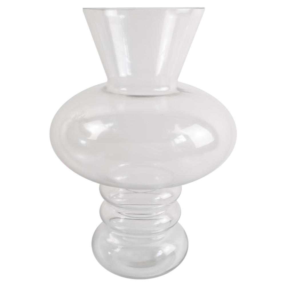 Vases | 35cm Bubble Clear Glass Vase Planters Vases