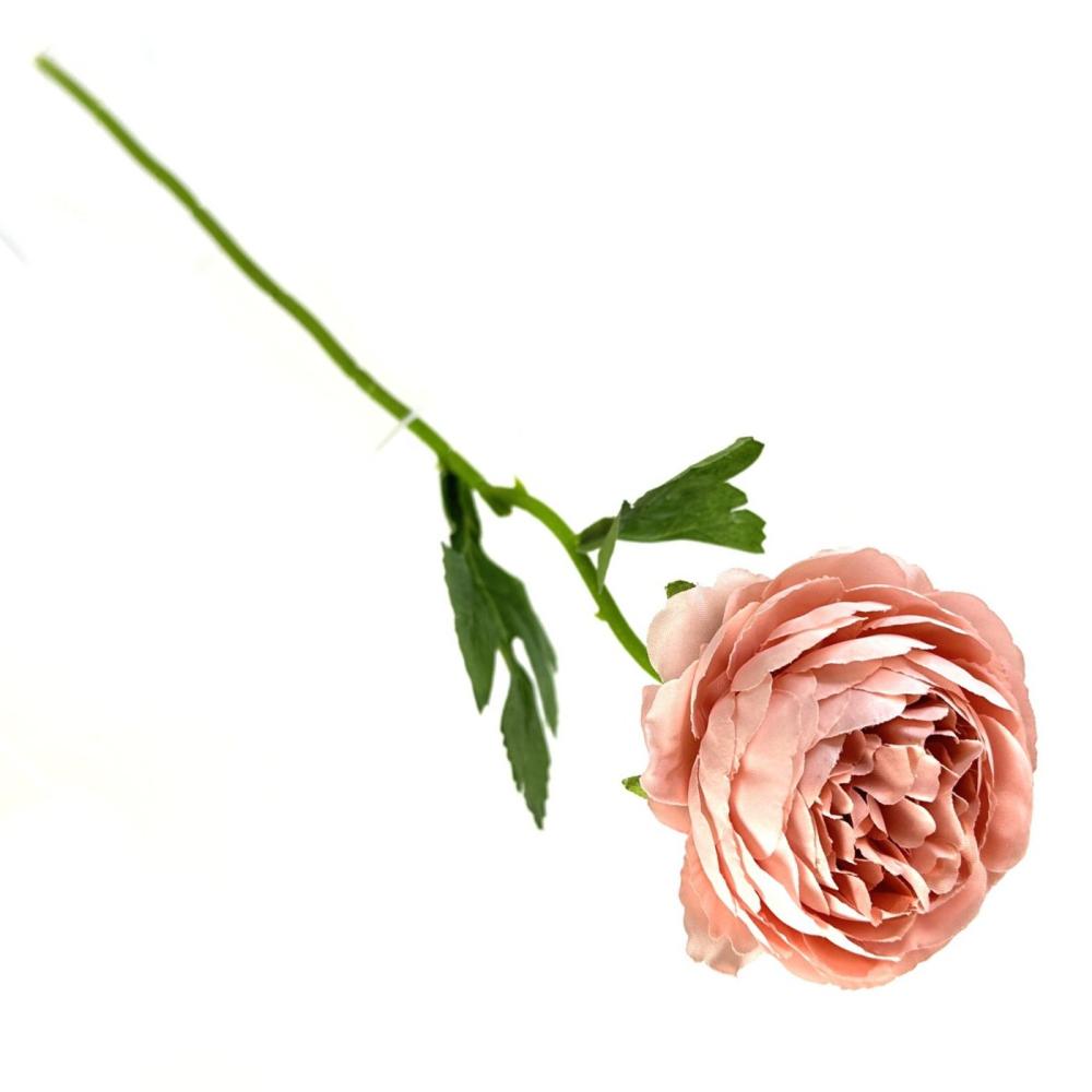 Wedding Flowers and Decorations | Artificial Peony Peach Pink Flower Stem 38cm Flowering Plants & Trees Wedding Flowers & Decorations