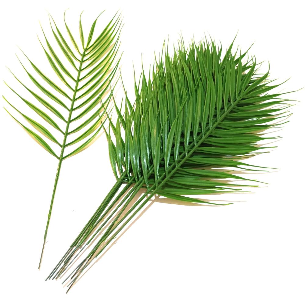 Artificial Leaves | Pack of 12 Artificial Palm Leaves 44cm Artificial Leaves Artificial Leaves