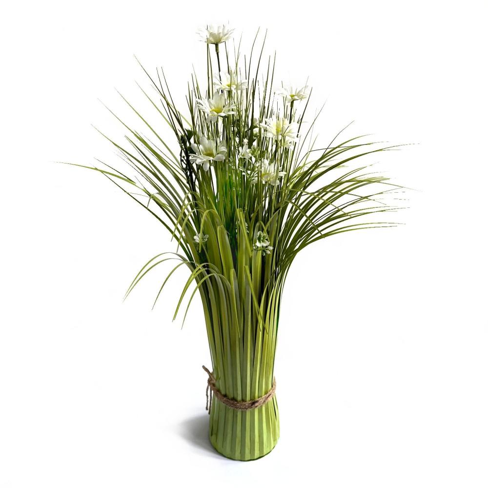 Potted Plants | Artificial Grass and Wildflower Arrangement 57cm Arrangements Arrangements